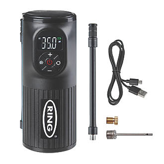 Image of Ring RTC2000 Rechargeable Compact Cordless Handheld Tyre Inflator 3.7V 