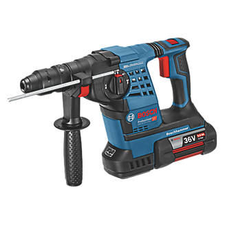 Image of Bosch GBH 36VF-LI Plus 4.6kg 36V 2 x 6.0Ah Li-Ion Coolpack Cordless SDS Plus Rotary Hammer with Keyless Chuck 