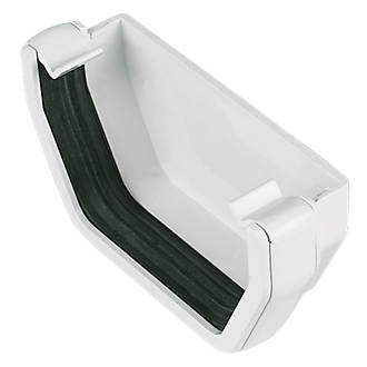 Image of FloPlast Square External Stop End White 114mm 