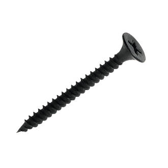 Image of Easydrive Black Phosphate Bugle Head Twin Thread Uncollated Drywall Screws 3.5 x 38mm 1000 Pack 