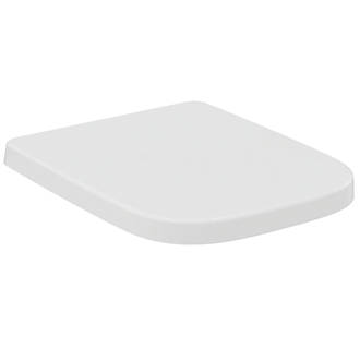 Image of Ideal Standard i.life A Soft-Close with Quick-Release Toilet Seat & Cover Duraplast White 