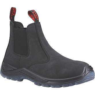 Image of Hard Yakka Banjo Safety Dealer Boots Black Size 8 