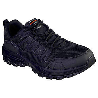 Image of Skechers Fannter Non Safety Shoes Black Size 10 