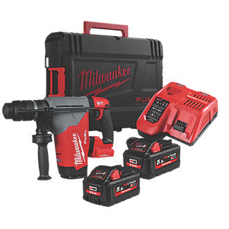 Image of Milwaukee M18ONEFHPX-552X 4.2kg 18V 2 x 5.5Ah Li-Ion RedLithium High Output Brushless Cordless Hammer Drill 