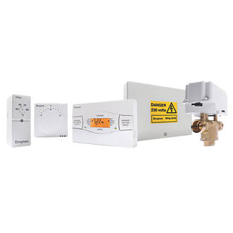 Image of Drayton Biflo 2-Channel Wired Central Heating Control Pack 