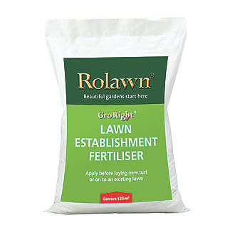 Image of Rolawn GroRight Lawn Establishment Fertiliser 125mÂ² 5kg 