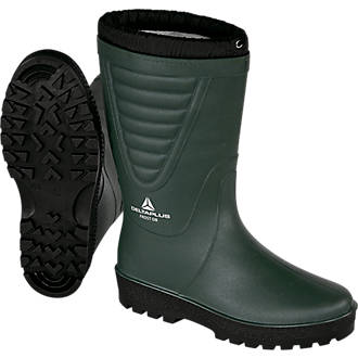 Image of Delta Plus FROSTOBVE Non Safety Wellies Green-Black Size 9 