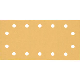 Image of Bosch Expert C470 Sanding Sheets 14-Hole Punched 230mm x 115mm 120 Grit 50 Pack 