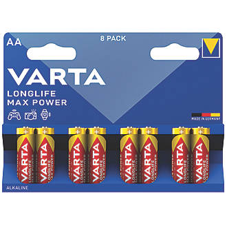 Image of Varta AA Batteries 8 Pack 