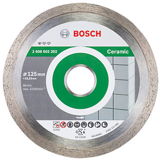 Image of Bosch Tile Diamond Disc 125mm x 22.23mm 