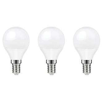 Image of LAP SES Mini Globe LED Light Bulb 470lm 4.2W 3 Pack 