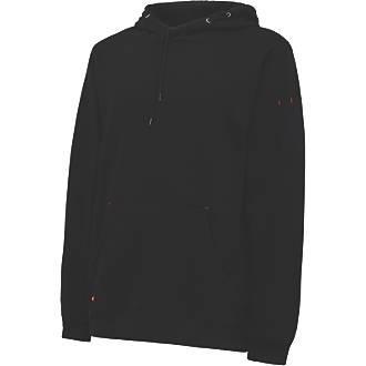 Image of Hard Yakka Brushed Fleece Hoodie Black X Large 43" Chest 