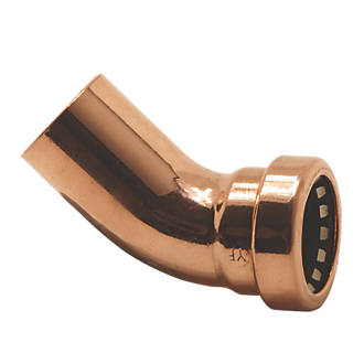 Image of Tectite Sprint Copper Push-Fit Equal 135Â° Street Elbow 22mm 