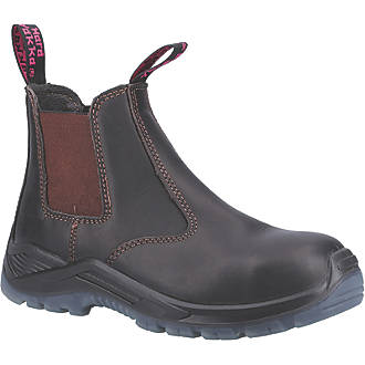 Image of Hard Yakka Banjo Womens Safety Dealer Boots Brown Size 6.5 