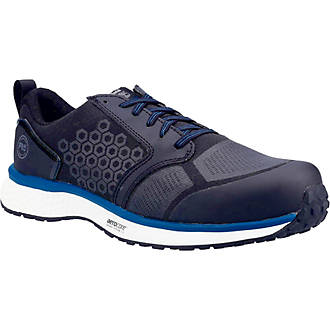 Image of Timberland Pro Reaxion Metal Free Safety Trainers Black/Blue Size 7 