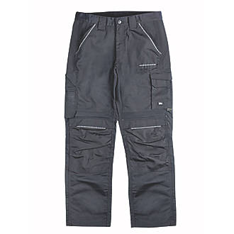 Image of Hyena Scafell Work Trousers Black 38" W 32" L 