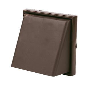 Image of Manrose Cowl Vent Brown 100mm x 100mm 