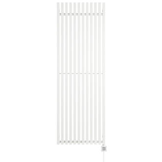 Image of Terma Triga E Wall-Mounted Oil-Filled Radiator Textured White 1000W 580mm x 1700mm 