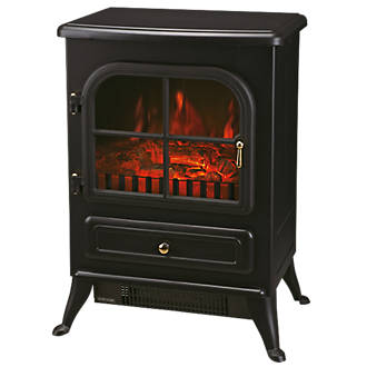 Image of Black Electric Stove Fire 415mm x 548mm 