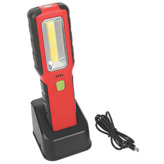 Image of LAP Rechargeable LED Inspection Light Red / Black 650lm 