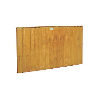Image of Forest Feather Edge Fence Panels 6 x 4' Pack of 5 