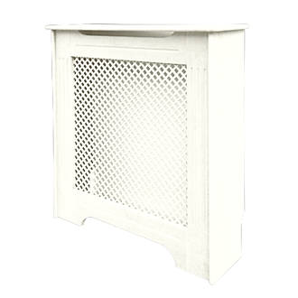 Image of Victorian Radiator Cover White 820mm x 210mm x 868mm 