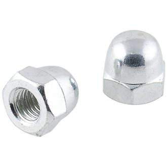 Image of Easyfix Carbon Steel Dome Nuts M10 100 Pack 
