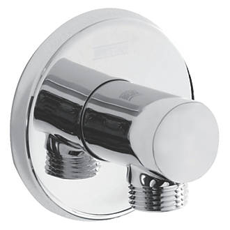 Image of Bristan Easyfit Contemporary Round Shower Wall Outlet Chrome 55mm 