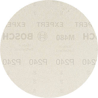 Image of Bosch Expert M480 Random Orbital Sanding Net Mesh 125mm 240 Grit 50 Pack 