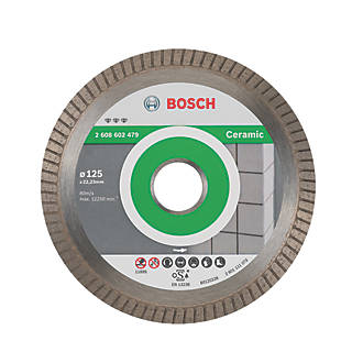 Image of Bosch Tile Turbo Diamond Disc 125mm x 22.23mm 