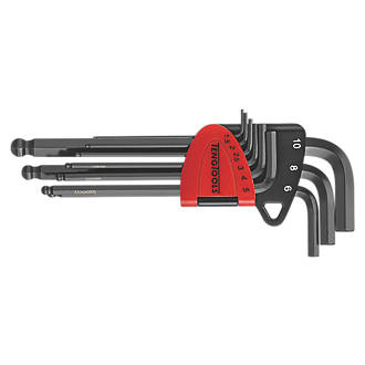 Image of Teng Tools Metric Ball-End Hex Key Set 9 Pieces 
