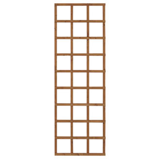 Image of Forest Softwood Rectangular Trellis 2' x 6' 3 Pack 