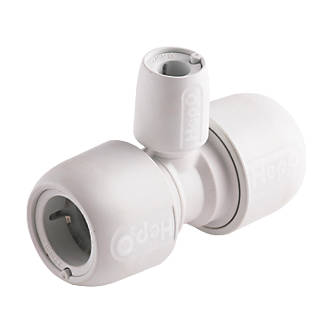 Image of Hep2O Plastic Push-Fit Reducing Tee 22mm x 22mm x 10mm 