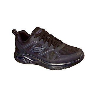 Image of Skechers Arch Fit SR Axtell Metal Free Non Safety Shoes Black Size 8 