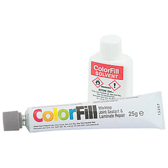 Image of Colorfill Worktop Joint Sealant & Repairer Grey 