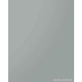 Image of Laura Ashley Mineral Grey Self-Adhesive Glass Kitchen Splashback 600mm x 750mm x 6mm 