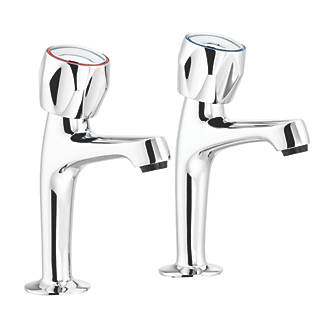 Image of Streame by Abode Pillar Taps Chrome 
