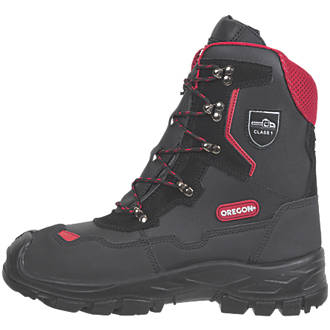 Image of Oregon Yukon Safety Chainsaw Boots Black Size 10.5 