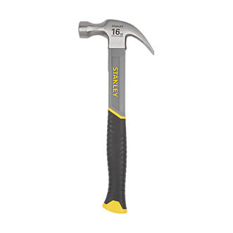 Image of Stanley Fibreglass Claw Hammer 16oz 