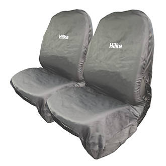 Image of Hilka Pro-Craft Front Car Seat Covers Black 2 Pack 