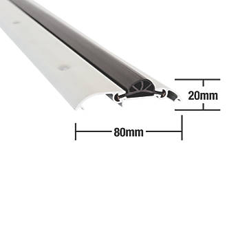 Image of Stormguard Compression Draught Excluder Aluminium 0.91m 