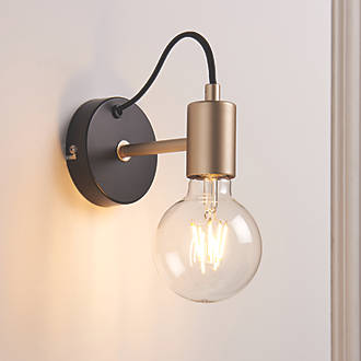 Image of Quay Design Toby Wall Light Soft Gold 