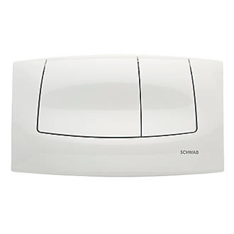 Image of Fluidmaster Schwab Onda 227693 Dual-Flush Flushing Plate White 