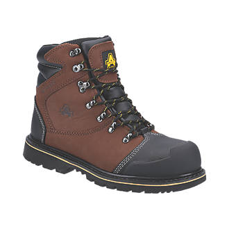 Image of Amblers FS226 Safety Boots Brown/Black Size 9 