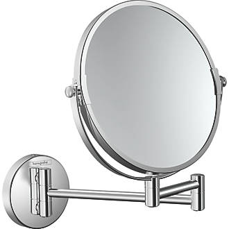 Image of Hansgrohe Logis Shaving Mirror Chrome 257mm x 343mm x 255mm 