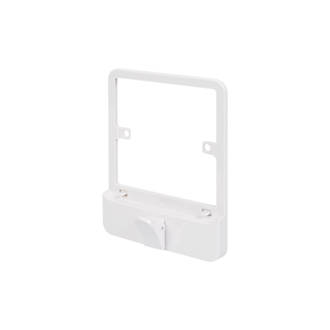 Image of Schneider Electric Lisse 1-Gang Frame Surround with Hook White 