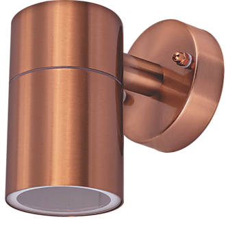 Image of Luceco Outdoor Fixed Wall Downlight Copper 