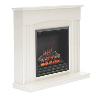 Image of Be Modern Linmere Electric Fireplace White 1120mm x 330mm x 995mm 