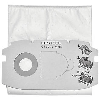 Image of Festool CTL Midi Self-Clean Extractor Filter Bags 5 Pack 