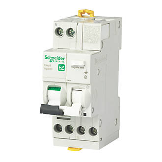 Image of Schneider Electric Easy9 20A 30mA DP Type B AFDD RCBO 